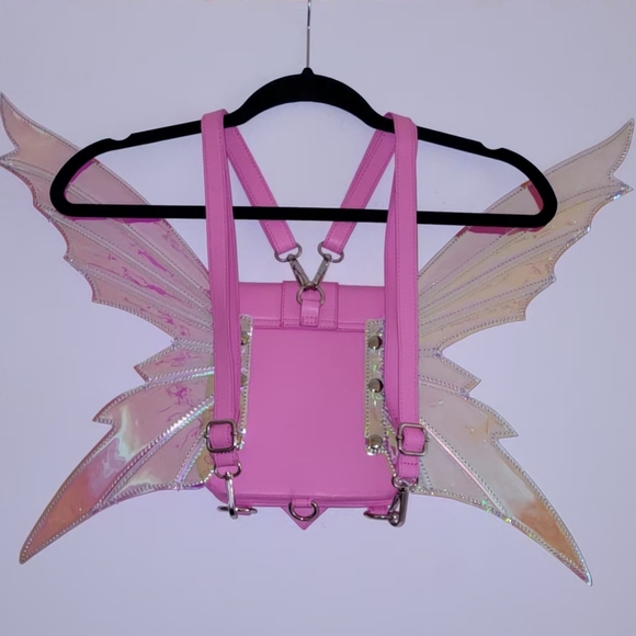 Pink Fairy Wing Mini Backpack - Picture 2 of 5